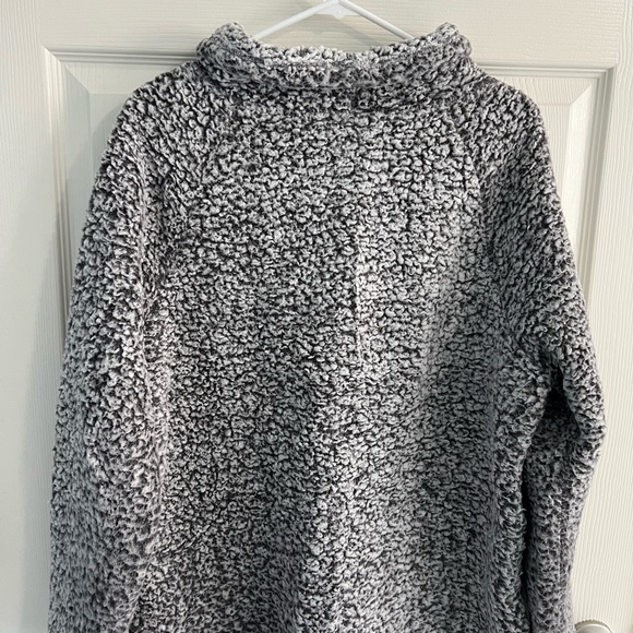 Gray Eddie Bauer turtleneck sweater - Picture 2 of 4